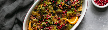 Roasted Brussels Sprouts with Go-Chu-Jang Orange Glaze