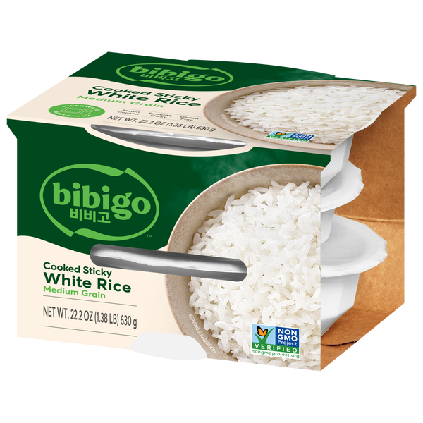 bibigo™ Cooked Sticky White Rice (3 pack)