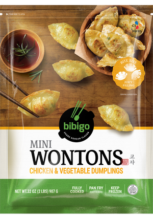 bibigo™ Mini Wontons Chicken and Vegetable Dumplings (32 oz)