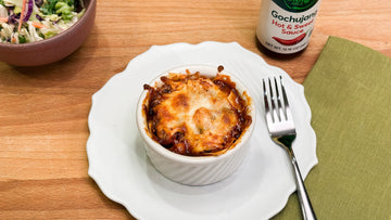 Korean-Style Dumpling Lasagna