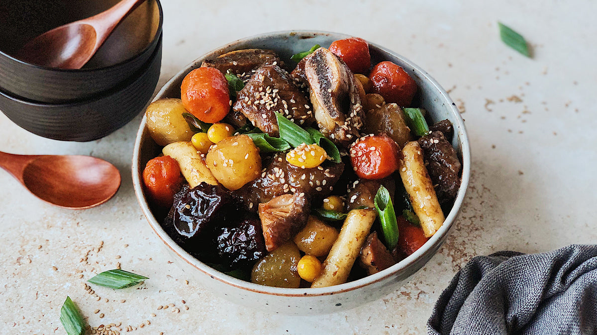 Galbi Jjim with Tteok