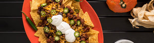 Loaded Nacho Chips with Gochujang Hot & Sweet Sauce