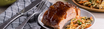 Oven Roasted Pork Ribs with <i>bibigo</i>™ Go-Chu-Jang Sauce Spicy BBQ