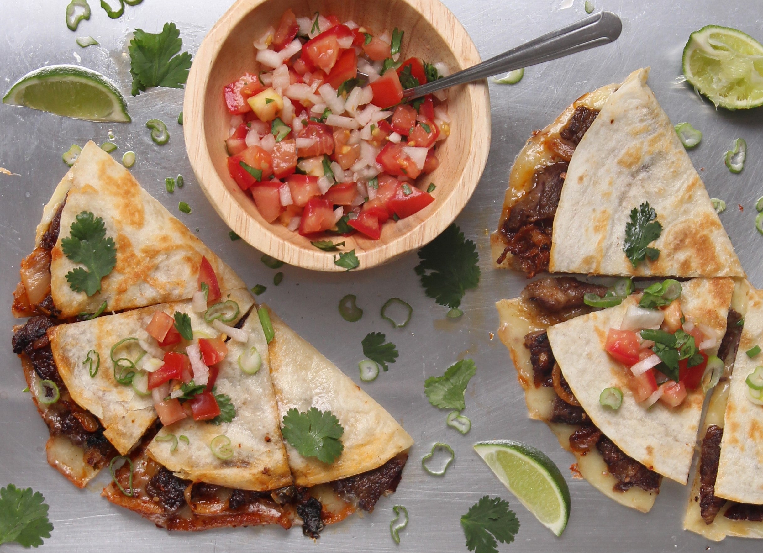 Korean BBQ Quesadilla BibigoUSA