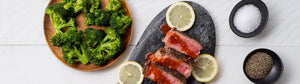 Seared Rib-Eye Steak with Korean BBQ Hot & Spicy Butter Sauce