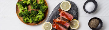Seared Rib-Eye Steak with Korean BBQ Hot & Spicy Butter Sauce