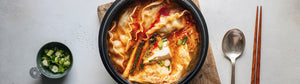 Spicy Soft Tofu Stew with Mandu