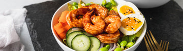 Spicy Go-Chu-Jang BBQ Shrimp Salad