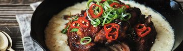 Korean Fire Ribs with Melted Cheese