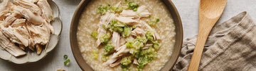 Chicken Jook with Ginger-Scallion Oil