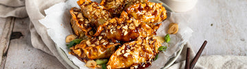 Soy Garlic Korean Fried Mandu