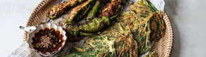 Stuffed Perilla & Pepper Jeon