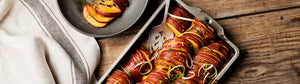 Spicy Korean BBQ Roasted Sweet Potatoes