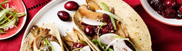 Korean Pulled Chicken Tacos With Gochujang Cranberry Sauce