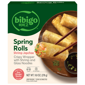 Crispy Shrimp Japchae Spring Rolls