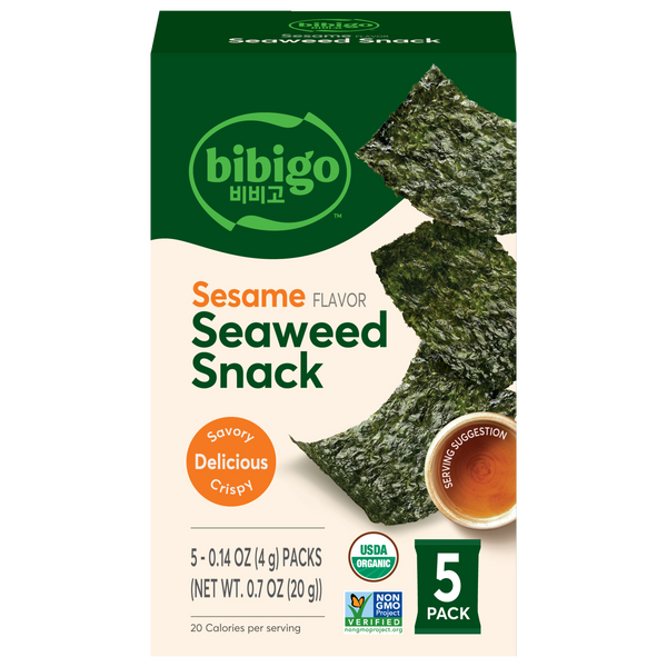 Trayless Organic Sesame Seaweed Snacks