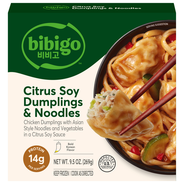 Citrus Soy Dumpling & Noodle Bowl