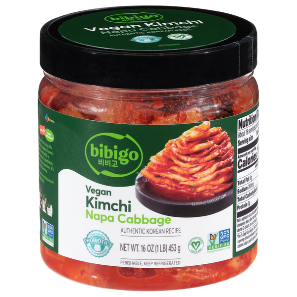 Savory Napa Cabbage Vegan Kimchi - 16oz