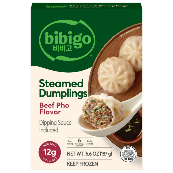 bibigo™ Steamed Dumplings Beef Pho Flavor (6.6 oz)