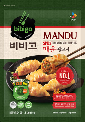 bibigo™ Mandu Spicy Pork Dumplings (24 oz)