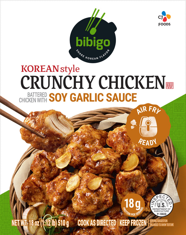 bibigo™ Korean Style Crunchy Chicken Soy Garlic Sauce (18 oz)