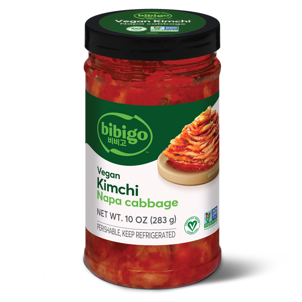Savory Tangy Napa Cabbage Vegan Kimchi