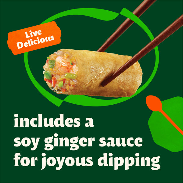 Crispy Shrimp Japchae Spring Rolls