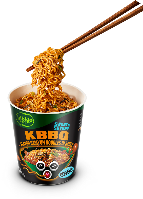 Sweet & Savory KBBQ Korean-Style Sauced Instant Ramyun Noodles