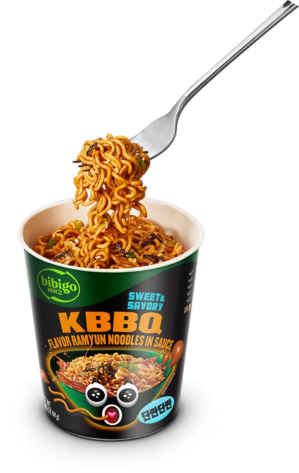 Sweet & Savory KBBQ Korean-Style Sauced Instant Ramyun Noodles