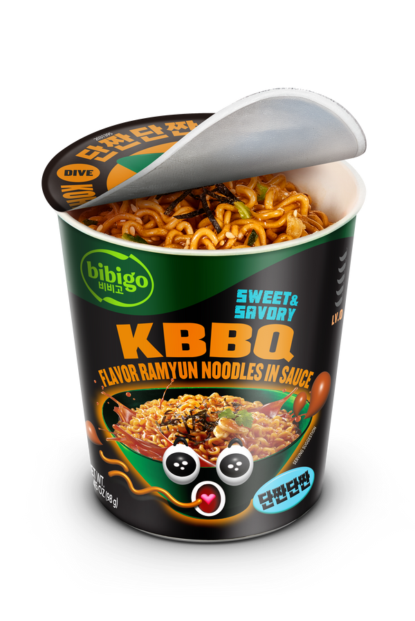 Sweet & Savory KBBQ Korean-Style Sauced Instant Ramyun Noodles