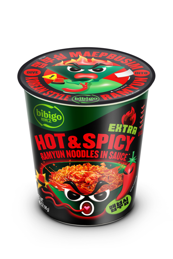 Extra Hot & Spicy Korean-Style Sauced Instant Ramyun Noodles