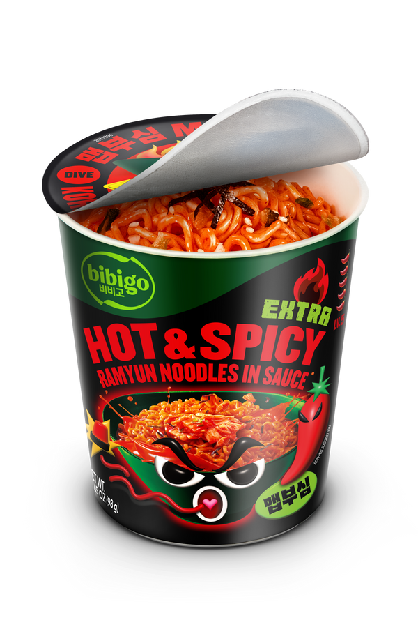 Extra Hot & Spicy Korean-Style Sauced Instant Ramyun Noodles
