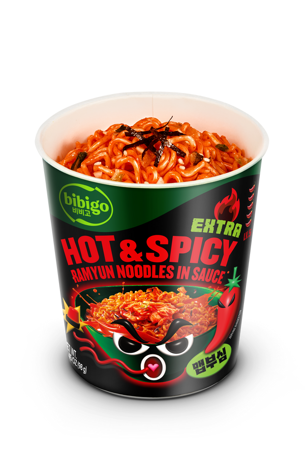 Extra Hot & Spicy Korean-Style Sauced Instant Ramyun Noodles