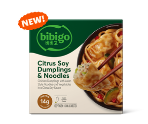 Citrus Soy Dumpling & Noodle Bowl