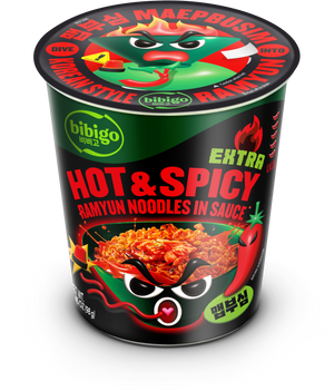 Extra Hot & Spicy Korean-Style Sauced Instant Ramyun Noodles