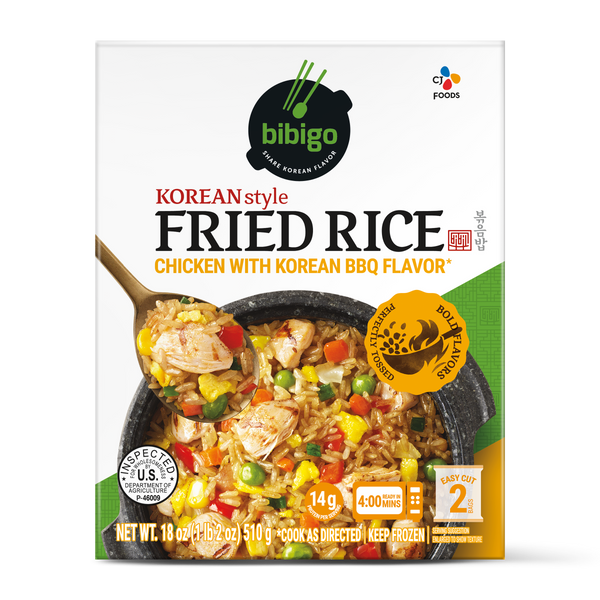 bibigo Korean Style Fried Rice Chicken with Korean BBQ Flavor (18 oz)