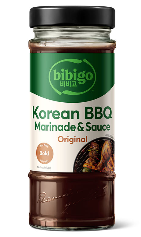 bibigo Korean BBQ-Inspired Bundle | Sticky White Rice, Korean BBQ Marinade, KBBQ Drizzle, Gochujang Sauce & Crispy Seaweed