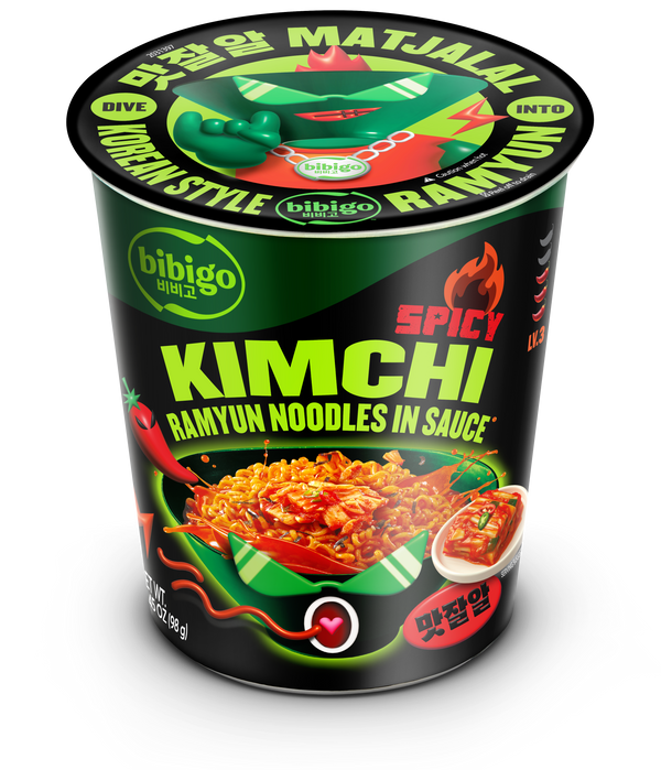 Spicy Kimchi Korean-Style Sauced Instant Ramyun Noodles