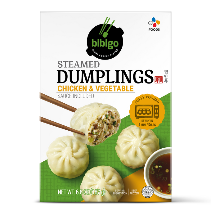 bibigo™ Steamed Dumplings Chicken and Vegetable (6.6 oz)