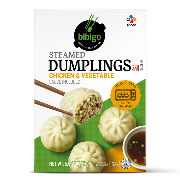 bibigo™ Steamed Dumplings Chicken and Vegetable (6.6 oz)