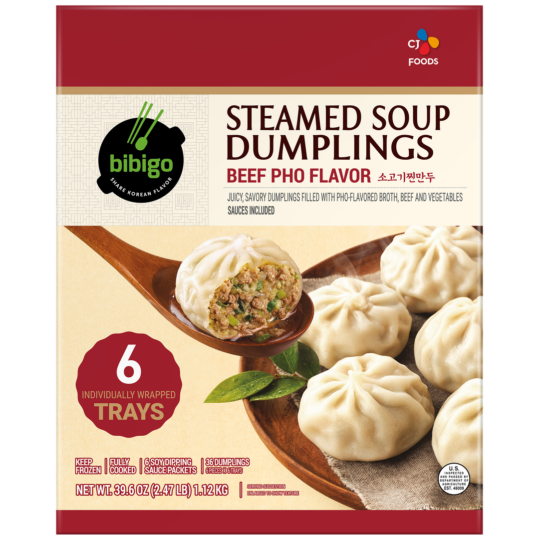 bibigo™ Steamed Dumplings Beef Pho (39.6 oz) BibigoUSA