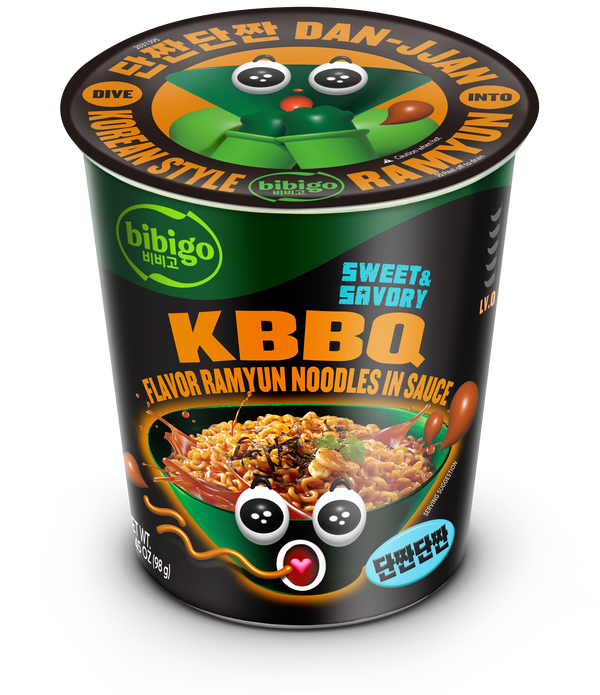 Sweet & Savory KBBQ Korean-Style Sauced Instant Ramyun Noodles