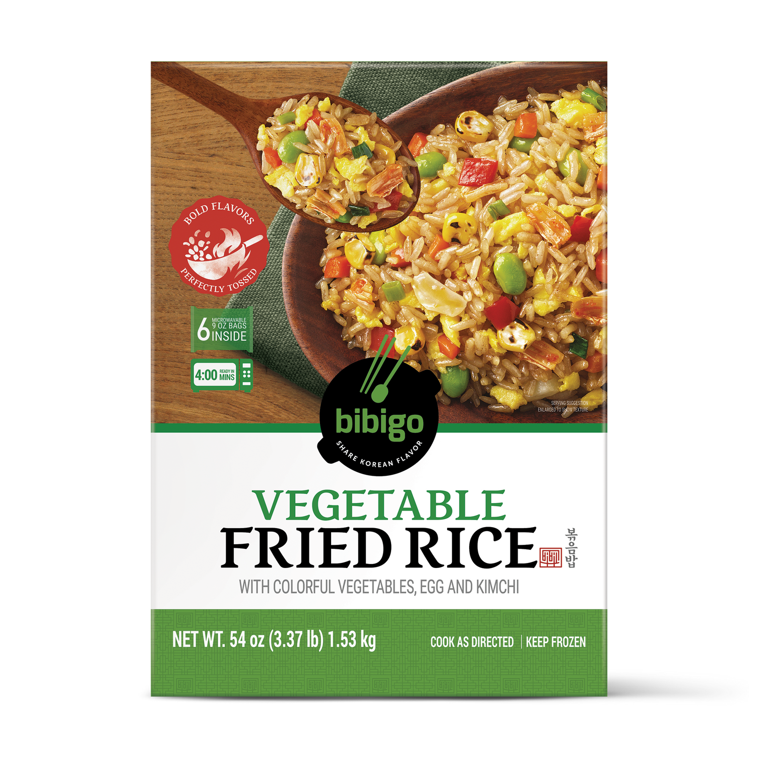bibigo™ Vegetable Fried Rice with Kimchi (54 oz) BibigoUSA