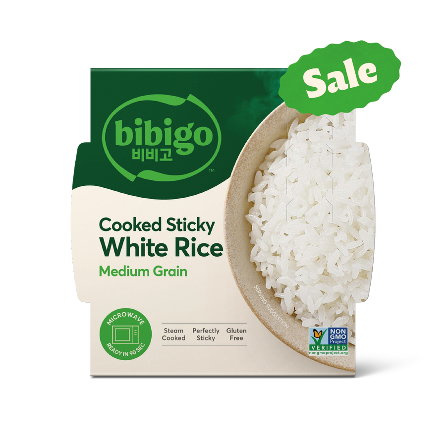 bibigo™ Cooked Sticky White Rice (Single Pack) BibigoUSA