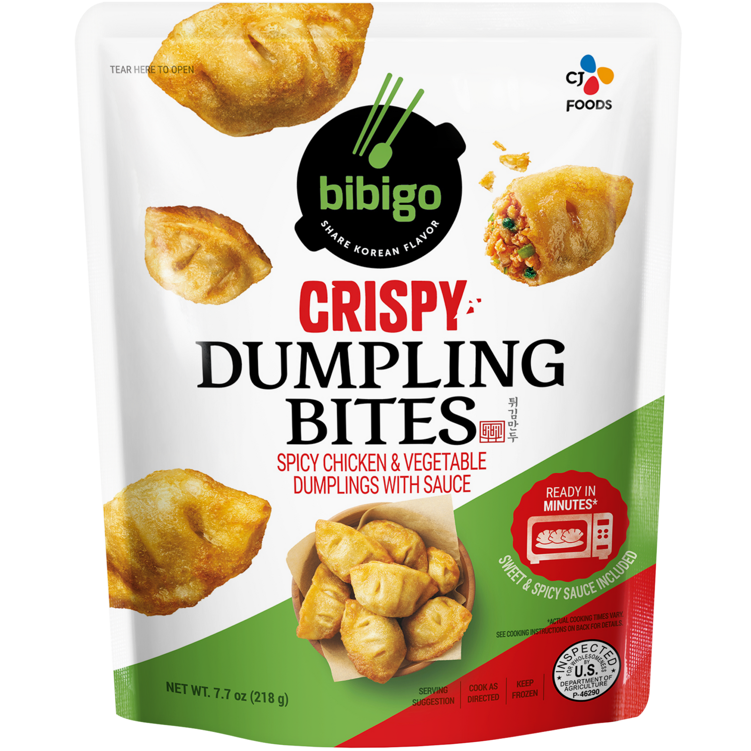 bibigo™ Spicy Chicken Crispy Dumpling Bites with Sweet and Spicy Dippi