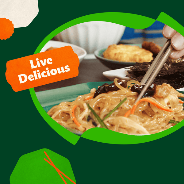 Chicken & Vegetable Japchae Noodles