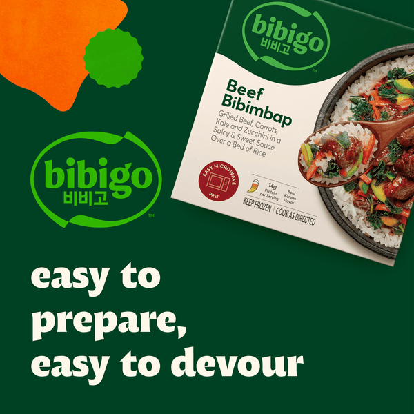 Beef & Vegetable Bibimbap Rice Bowl