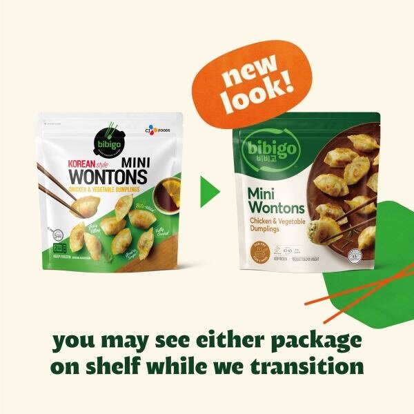 bibigo™ Mini Wontons Chicken and Vegetable Dumplings (24 oz)