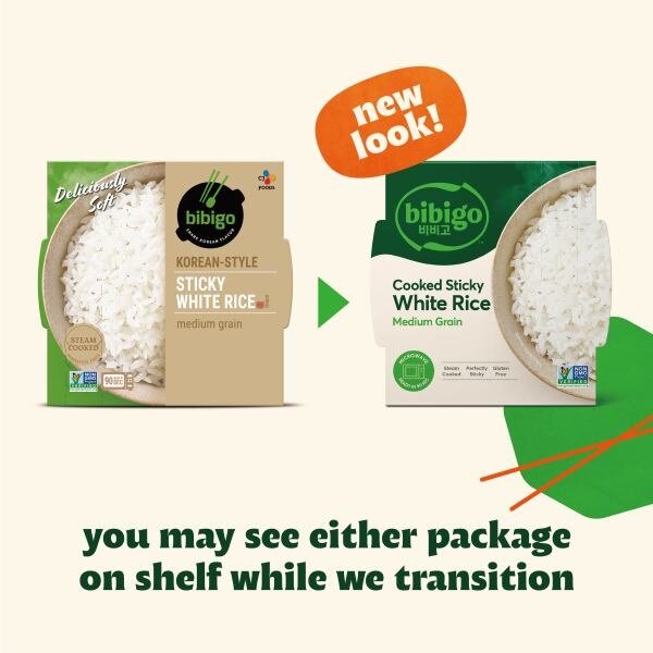 bibigo™ Cooked Sticky White Rice (Single Pack)