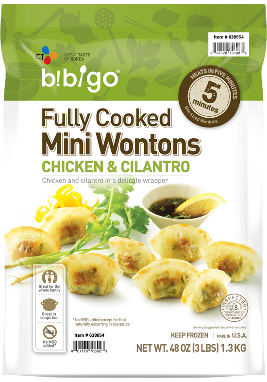 bibigo™ Mini Wontons Chicken & Cilantro (48 oz)